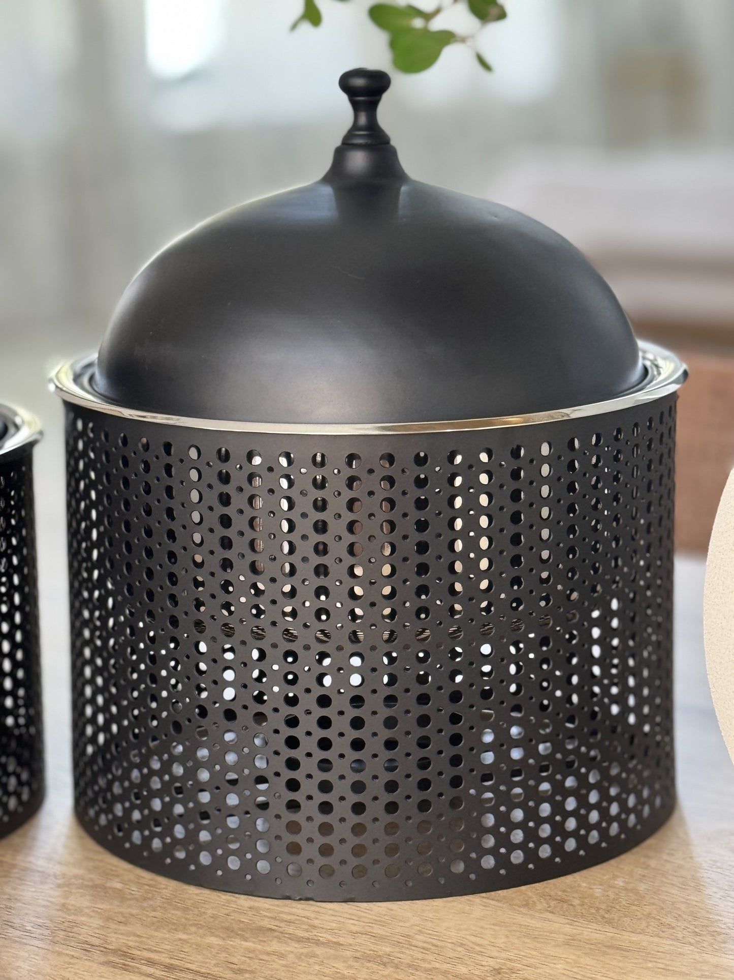 Black Chaffing Dishes - Set of 2