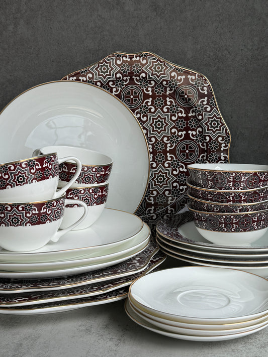 Ajrak Dinnerware Set