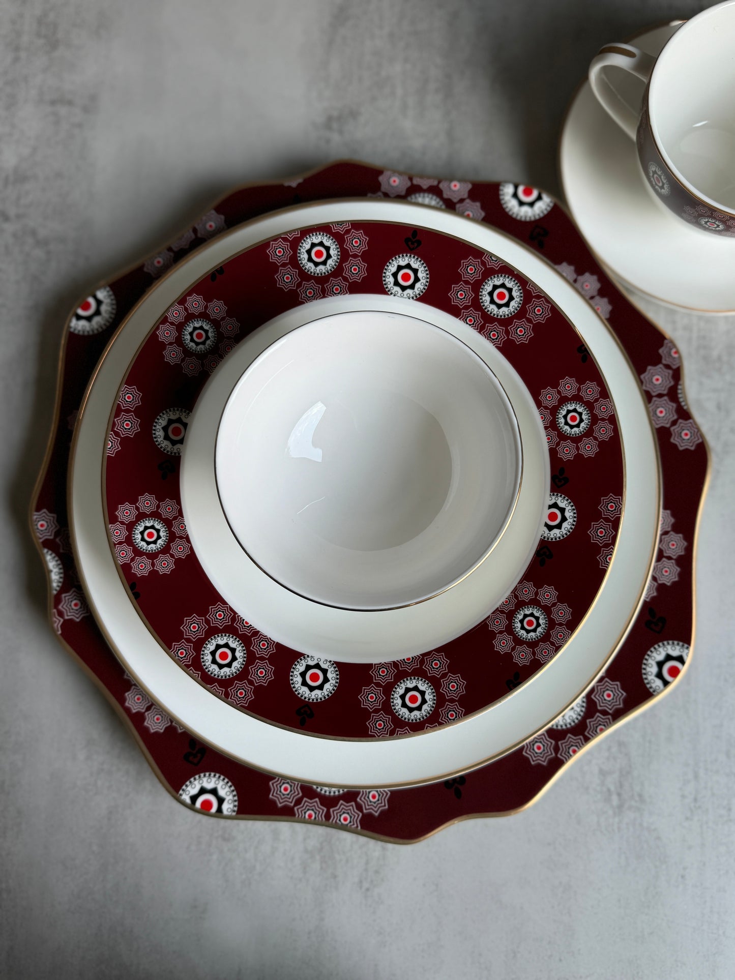 Ajrak Dinnerware Set