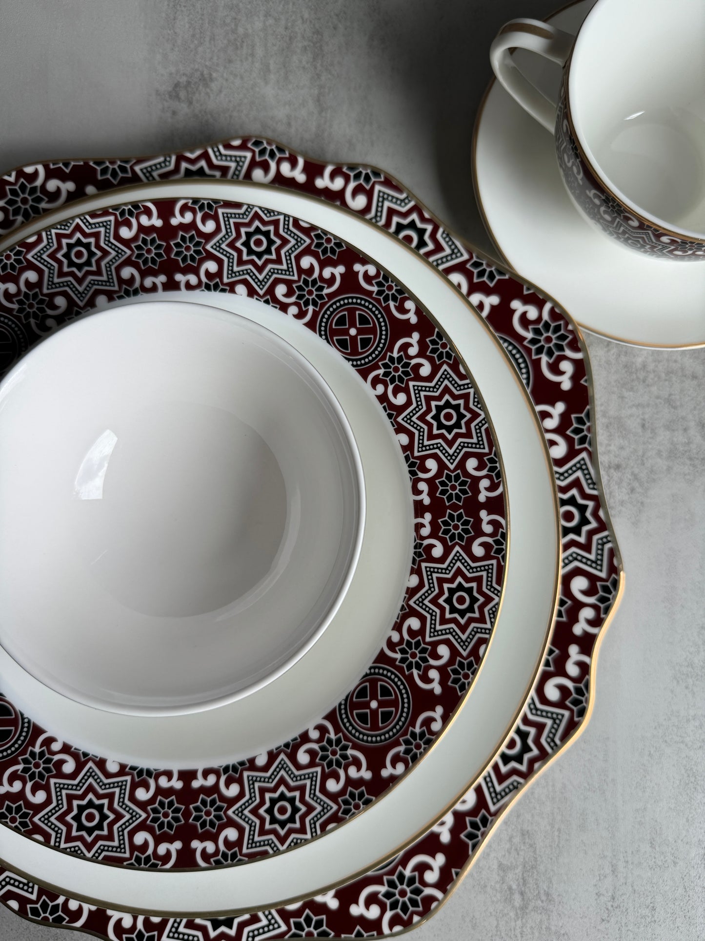 Ajrak Dinnerware Set