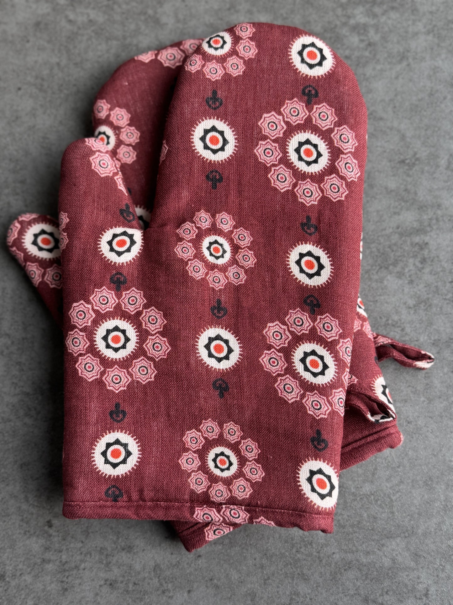 Hot Pot Mitts - Red