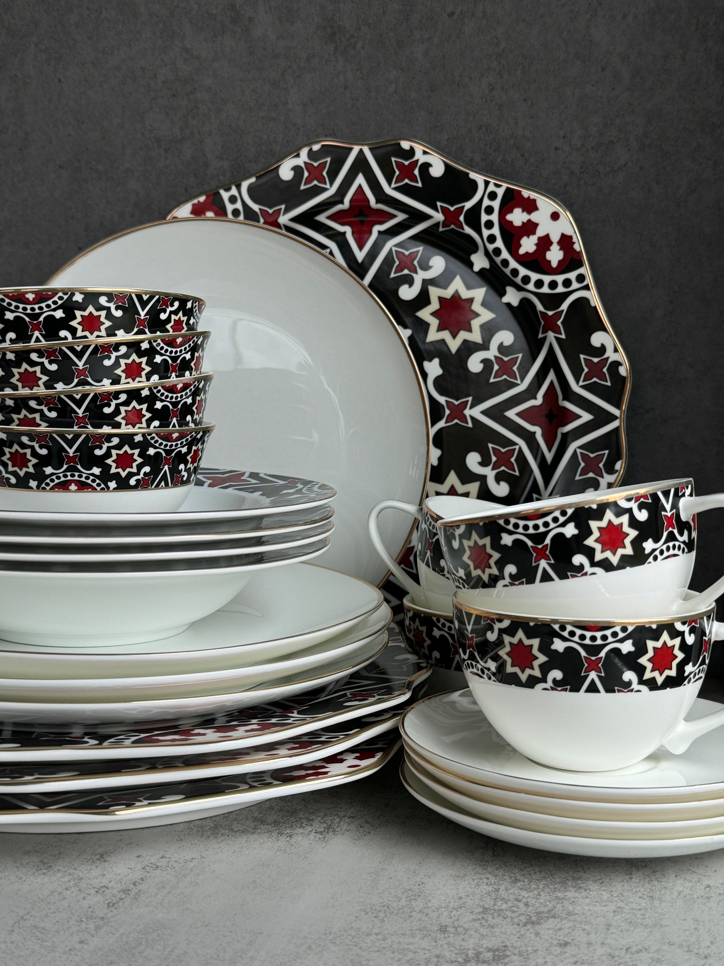 Ajrak Dinnerware Set