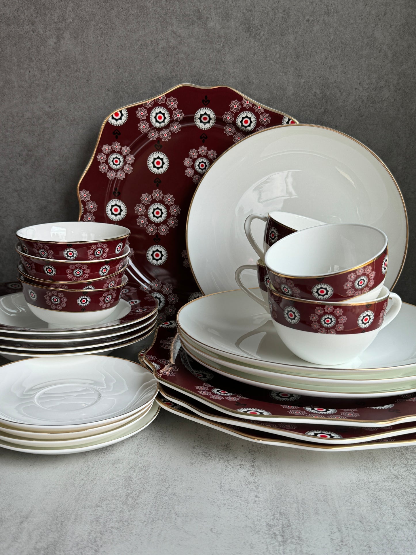 Ajrak Dinnerware Set