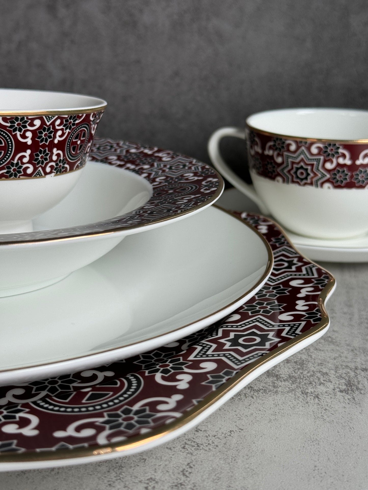 Ajrak Dinnerware Set