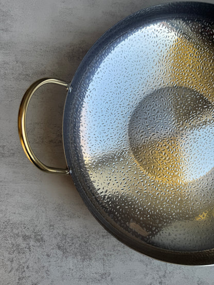 Silver Wok- NEW LOOK 13.5”