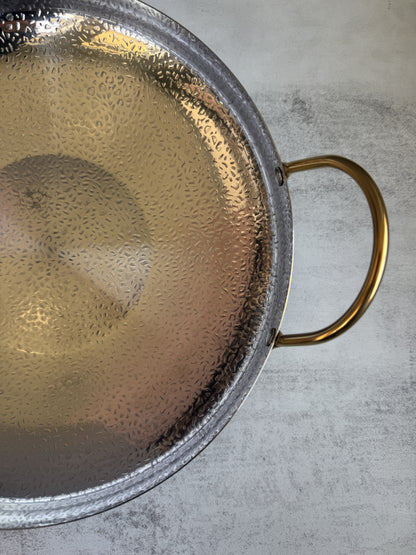 Silver Wok- NEW LOOK 13.5”