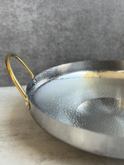 Silver Wok- NEW LOOK 13.5”